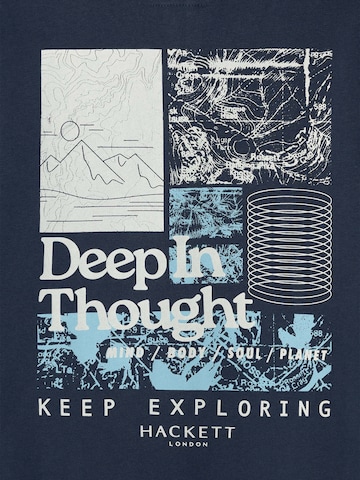 Sweat 'Deep In Thought' Hackett London en bleu