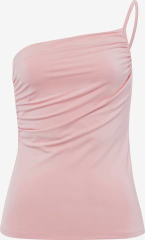 Les Lunes Top in Pink: front