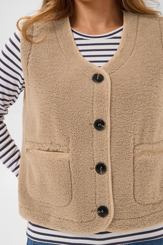 Kaffe - Chaleco en beige