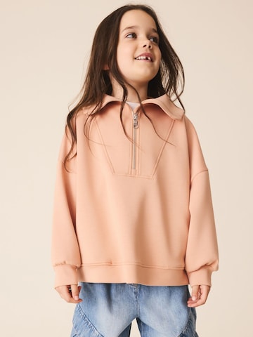 Sweat-shirt Next en orange : devant