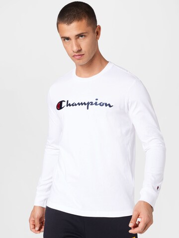 T-Shirt Champion Authentic Athletic Apparel en blanc : devant