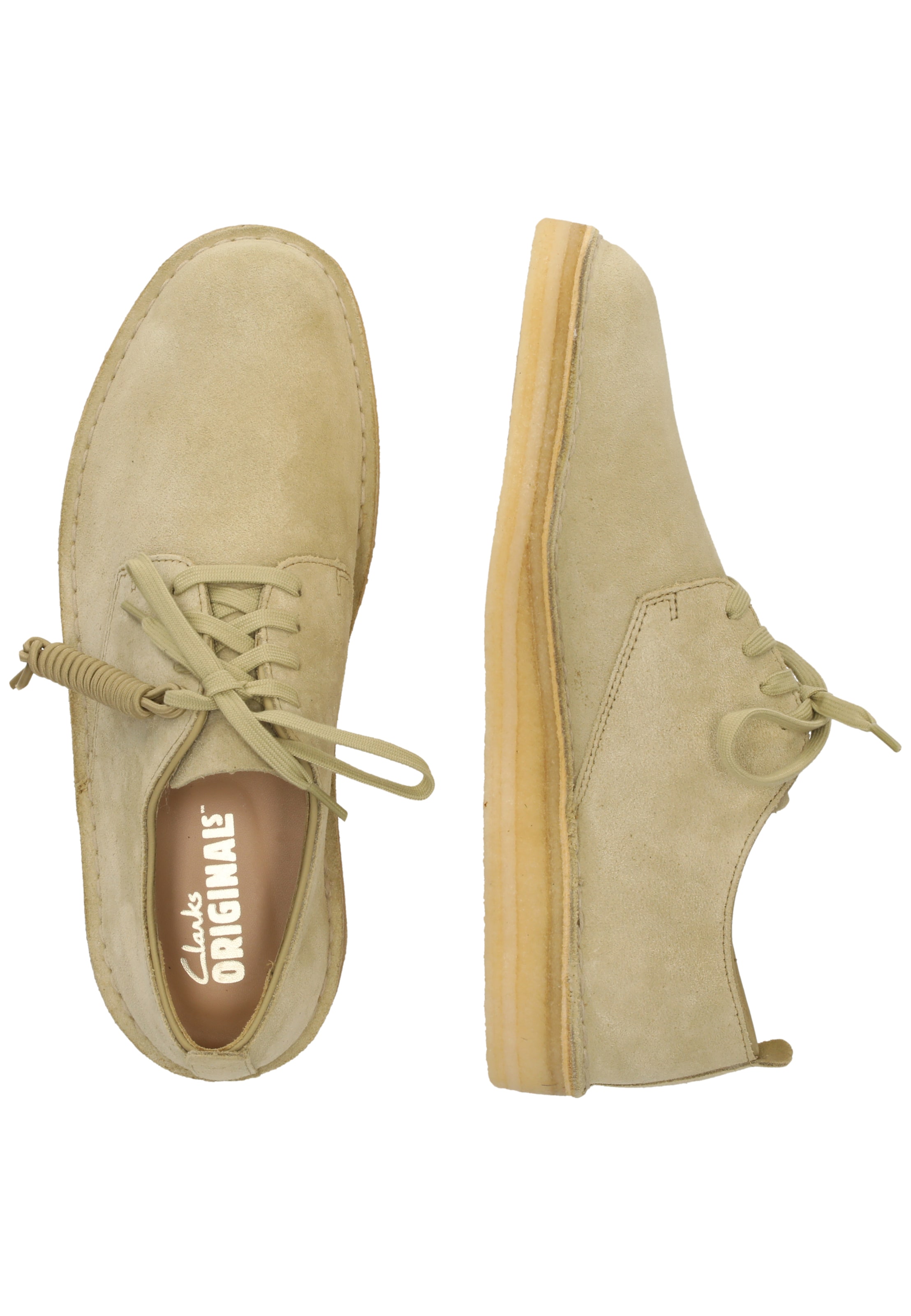 CLARKS Lace-up shoe 'Coal London' in Beige