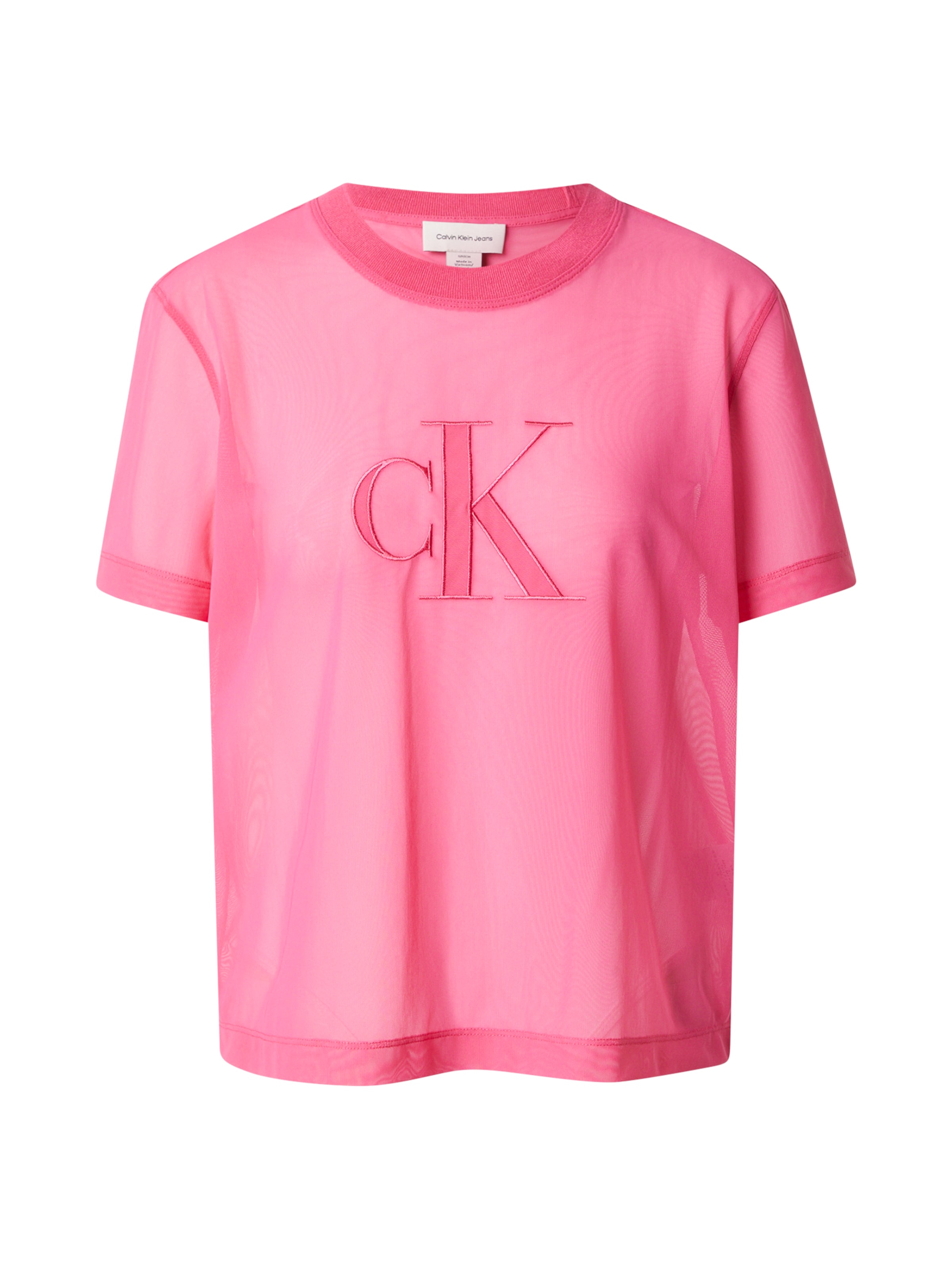 Regular T-shirt 'Pride' Calvin Klein Jeans en rose : devant