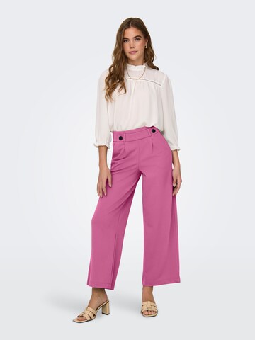 Wide leg Pantaloni con pieghe 'GEGGO' di JDY in rosa