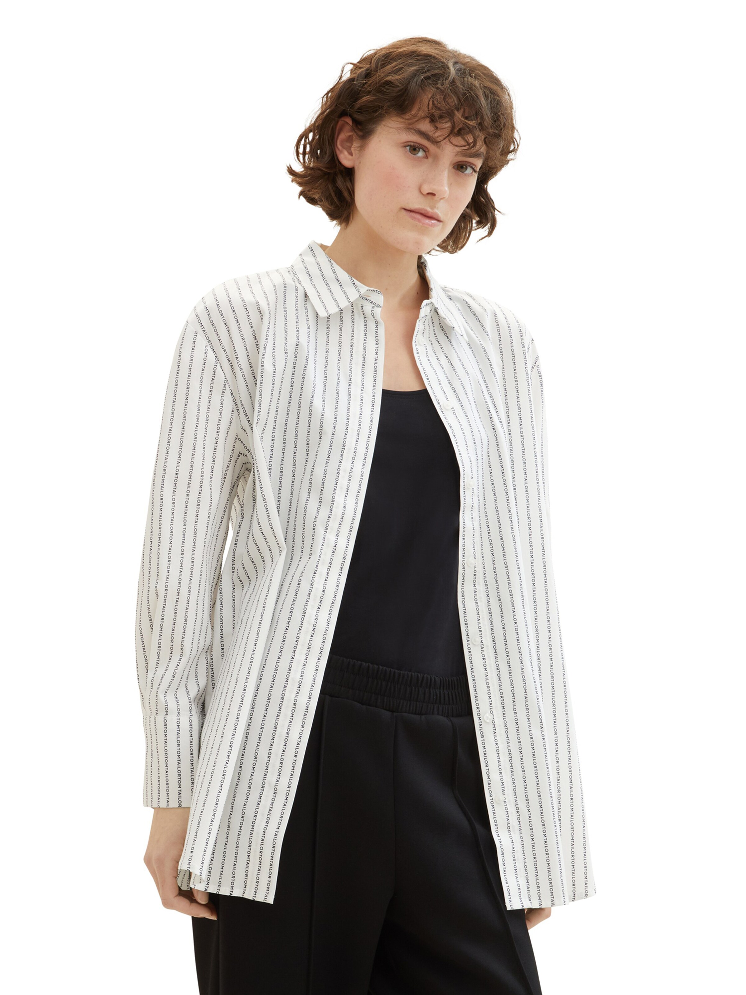 TOM TAILOR Bluse in Weiß