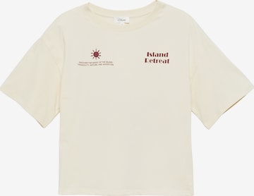 s.Oliver Shirt in Beige: voorkant