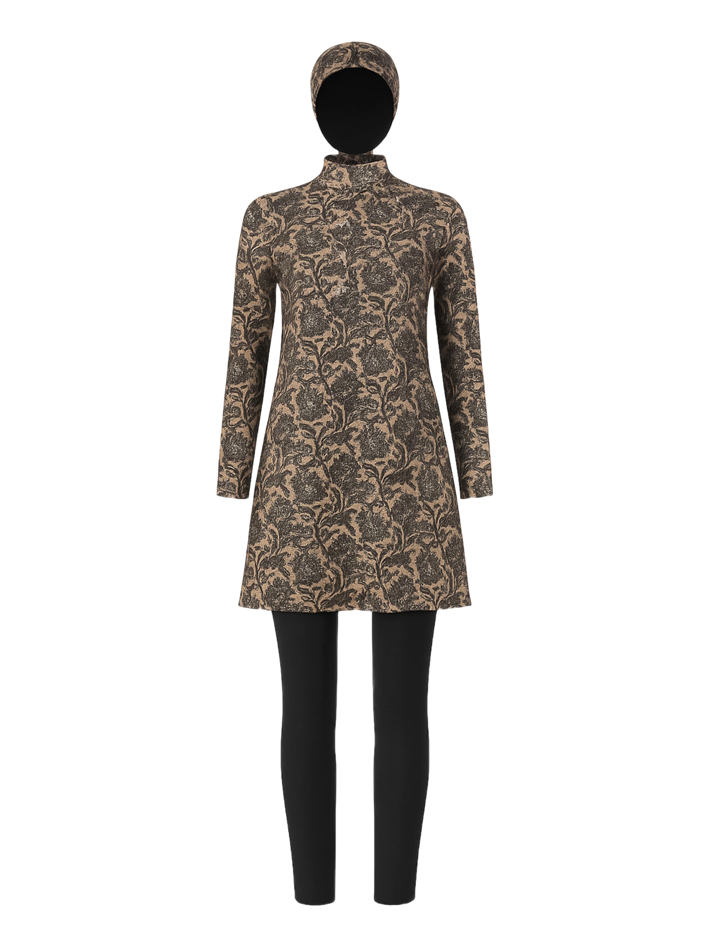 C&City Badeanzug in beige / braun, Produktansicht