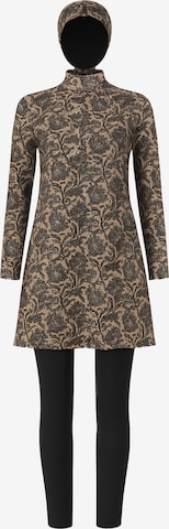 C&City Badeanzug in Braun: Vorderseite