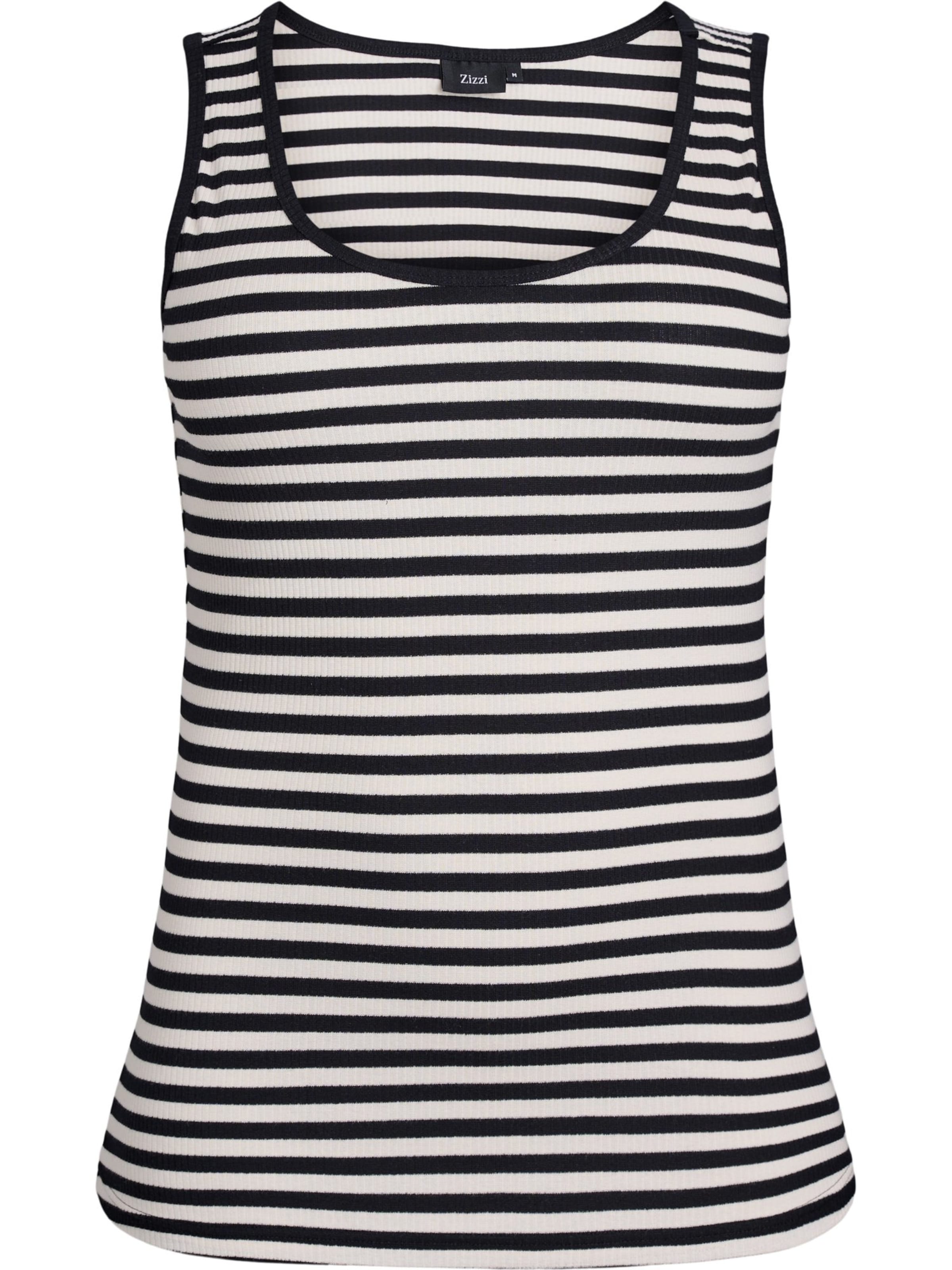 Zizzi Top 'Caamilla' – černá: přední strana