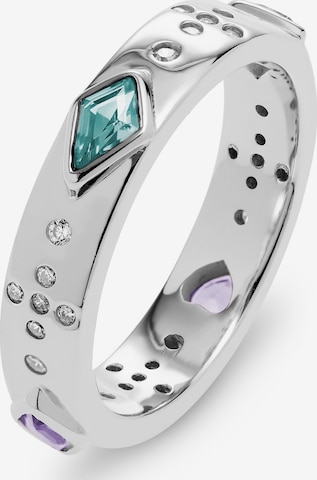 JETTE Ring in Silver: front