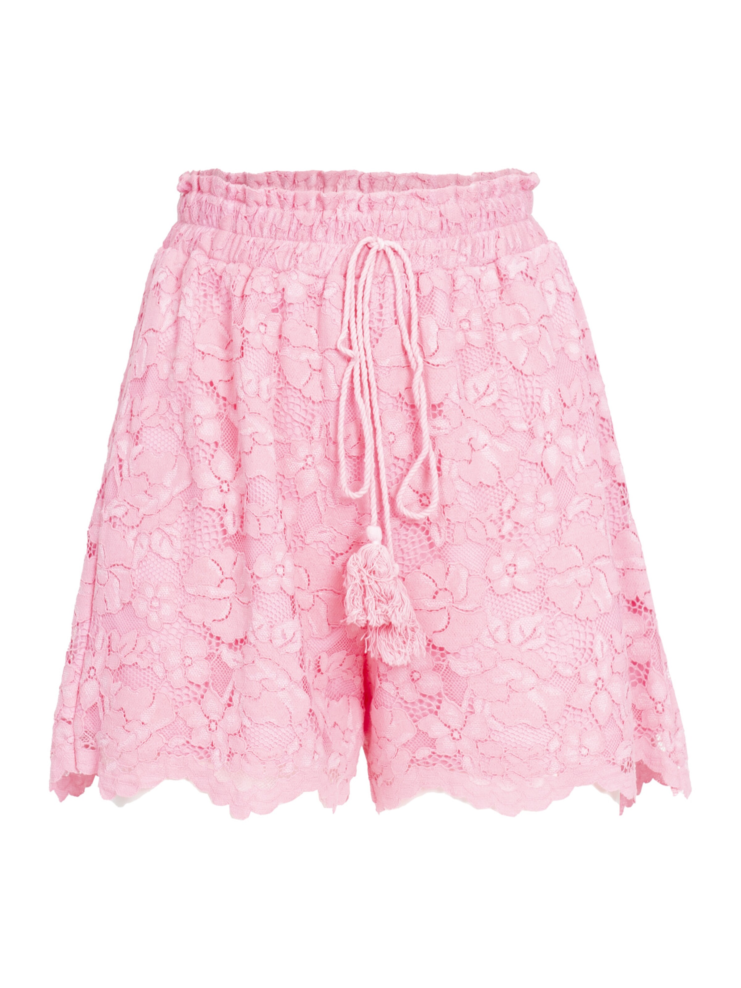 Influencer regular Παντελόνι σε ροζ: μπροστά