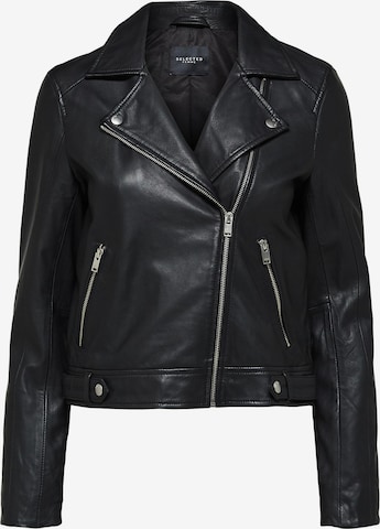 Veste mi-saison 'Katie' SELECTED FEMME en noir : devant