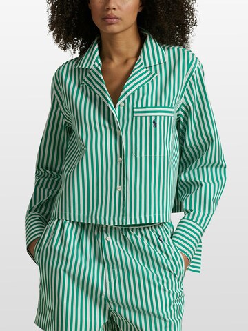 Polo Ralph Lauren Pyjama ' Crop & Boxer Set ' in Groen