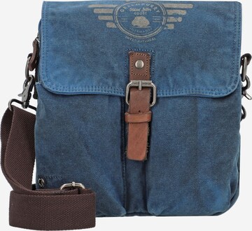 GREENBURRY Crossbody Bag 'Vintage Aviator' in Blue: front