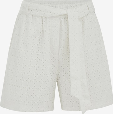 WE Fashion Loosefit Housut värissä valkoinen: etupuoli