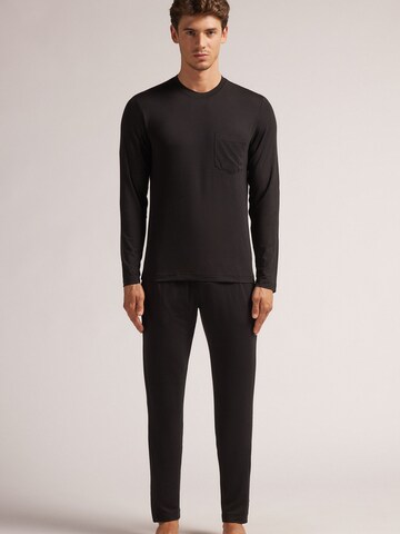 IUMAN Pyjama lang in Schwarz