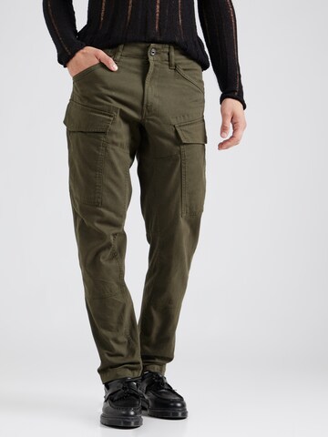 G-STAR Regular Cargo trousers in Green: front