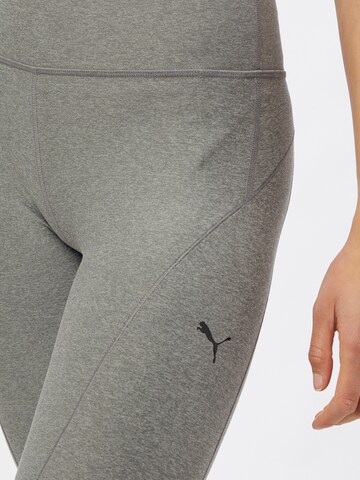 PUMA Skinny Sportovní kalhoty – šedá