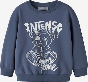 Sweat NAME IT en bleu : devant