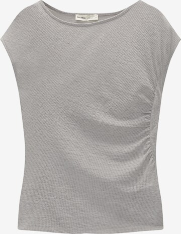 Pull&Bear T-Shirt in Grau: predná strana