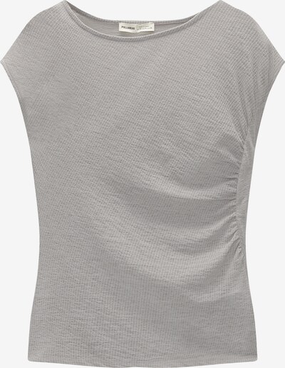 Pull&Bear T-shirt en gris clair, Vue avec produit