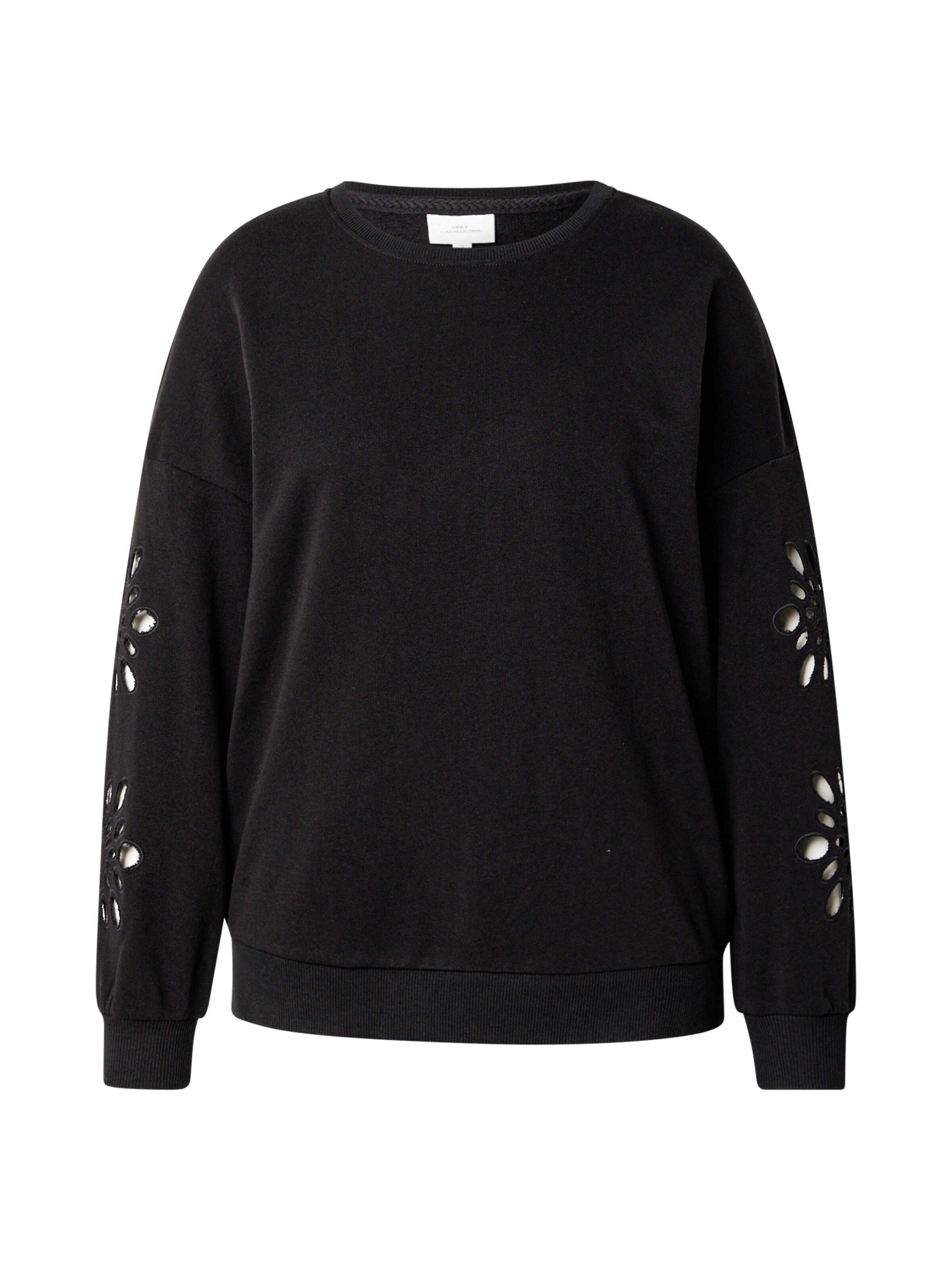 Felpa 'CARWINNIE' di ONLY Carmakoma in nero: frontale