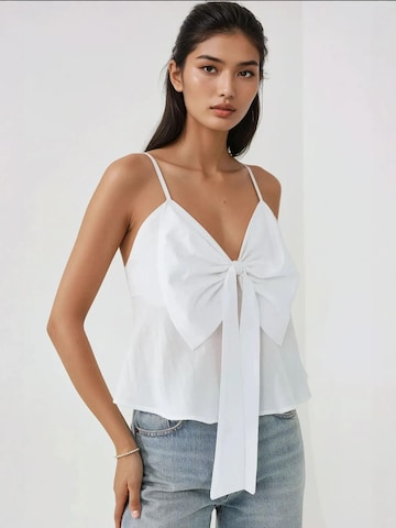 Hiccup Top in Weiß