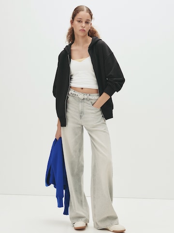 Pull&BearGornji dio trenirke - crna boja