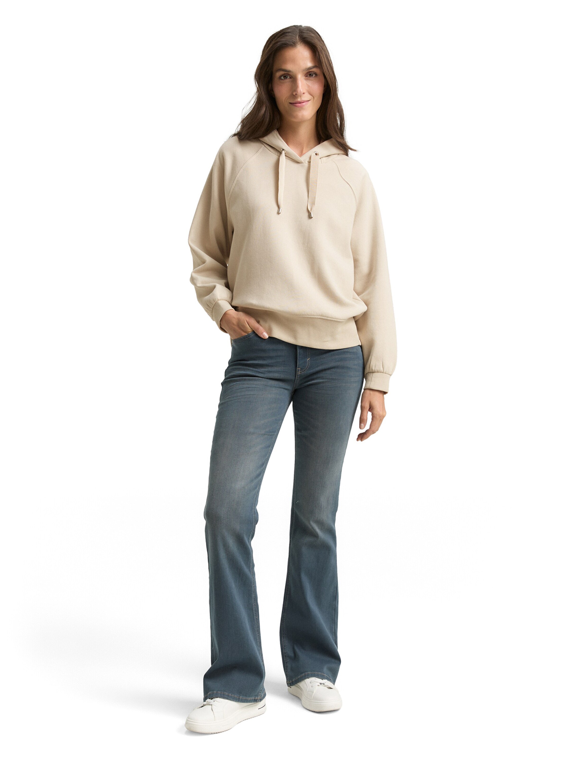 TOM TAILOR Mikina - Béžová