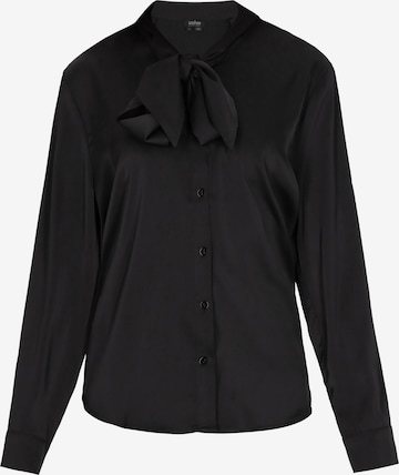 Chemisier usha BLACK LABEL en noir : devant