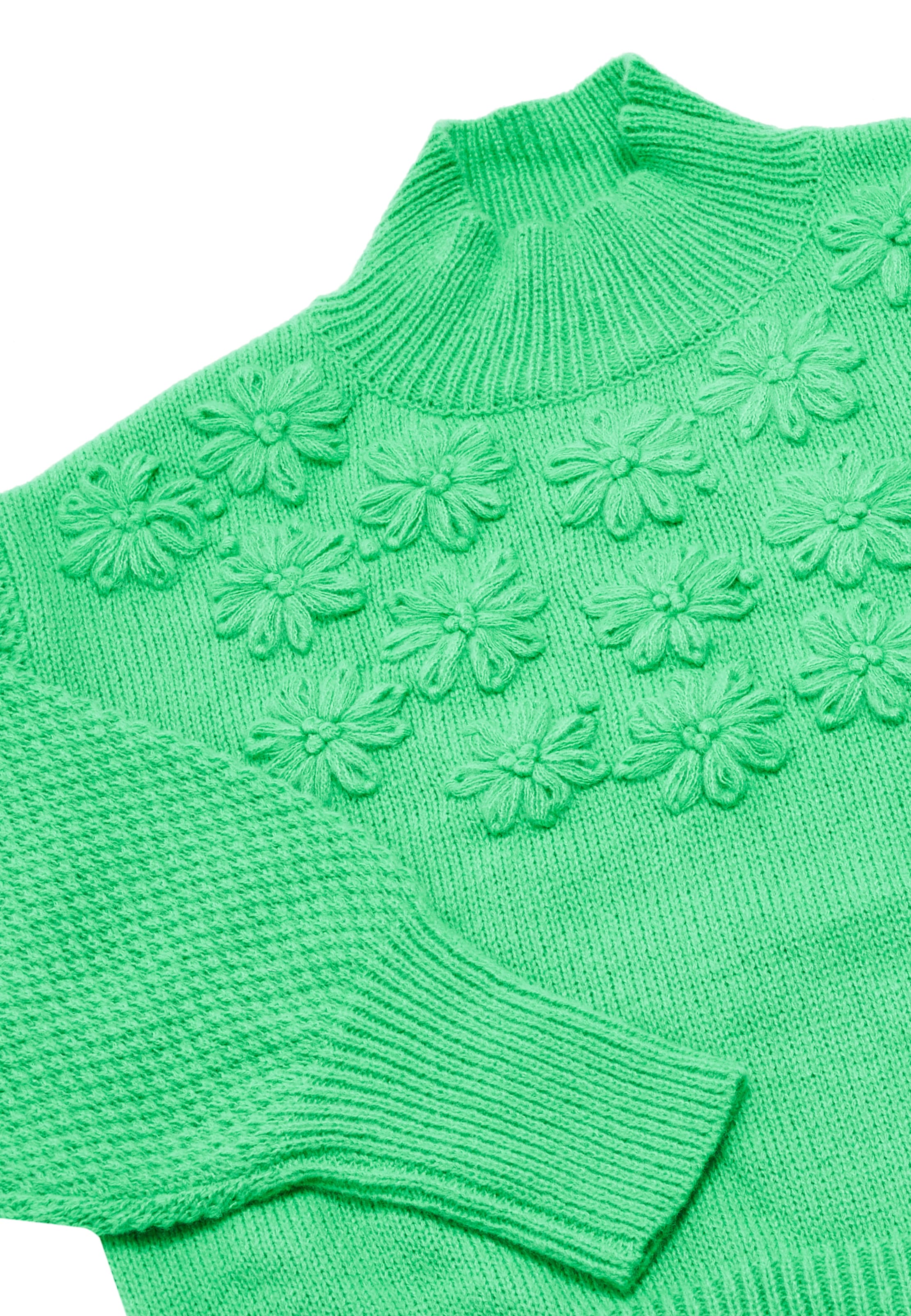 swirly Sweater in Green