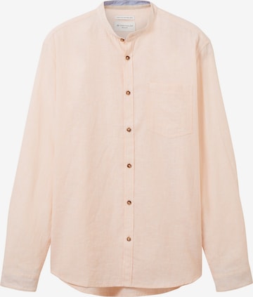 Coupe regular Chemise TOM TAILOR en orange : devant