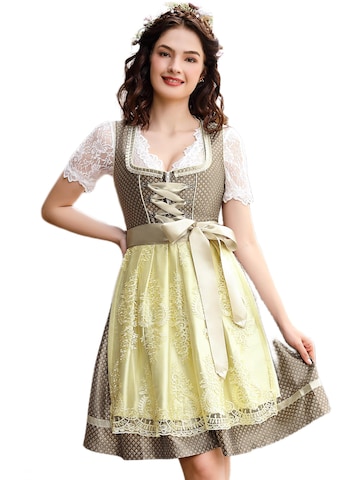 Yesfashion Dirndl‌‌‌‌ in Grün: Vorderseite