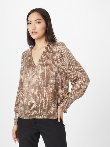 Camicia da donna 'Sally Fia' di VILA in beige: frontale