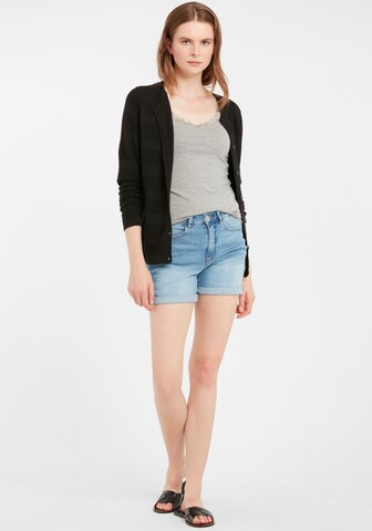 Fransa Knit Cardigan 'FRLETAN 1' in Black