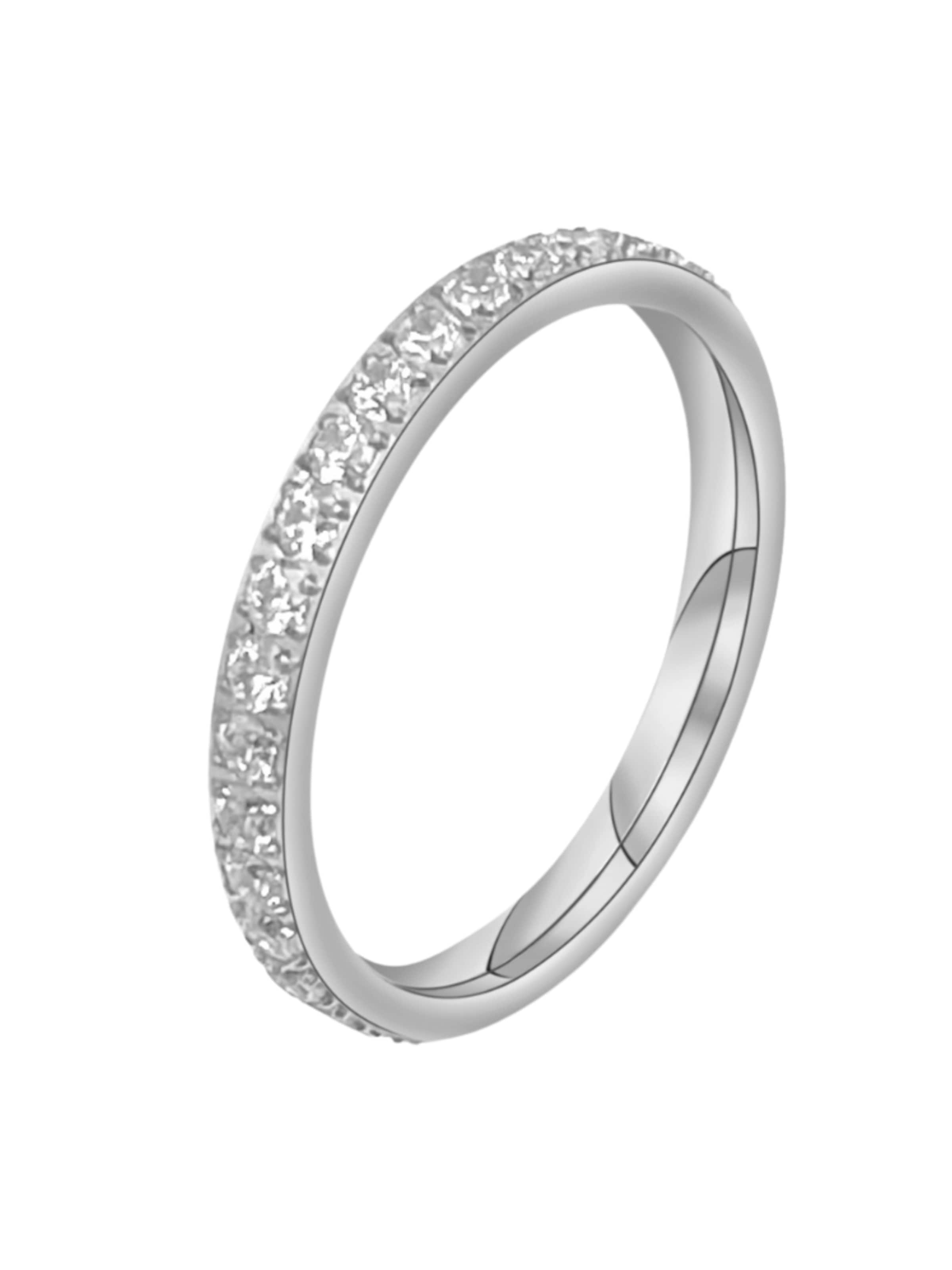 Pure Schmuck Ring 'Deluxe' in Zilver: voorkant