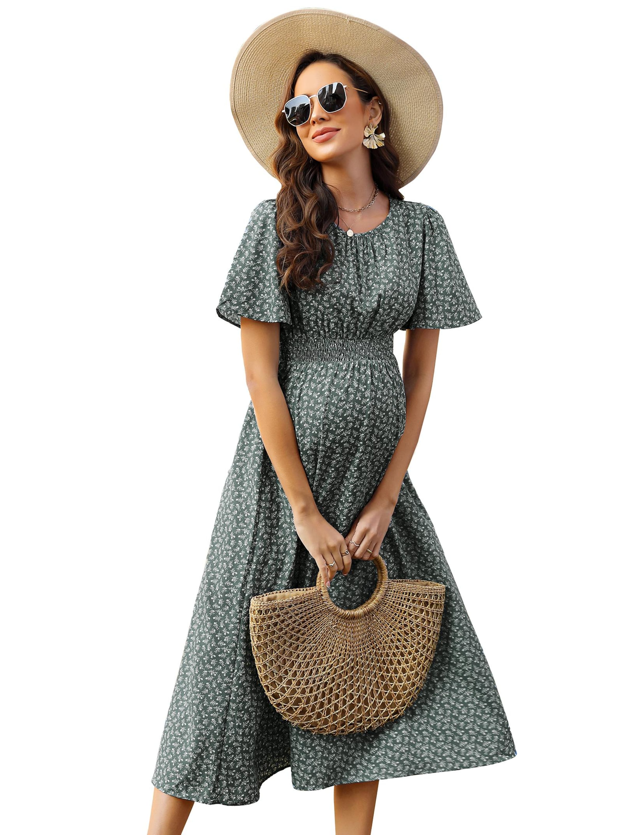 Yesfashion Dress in Green | ABOUT YOU