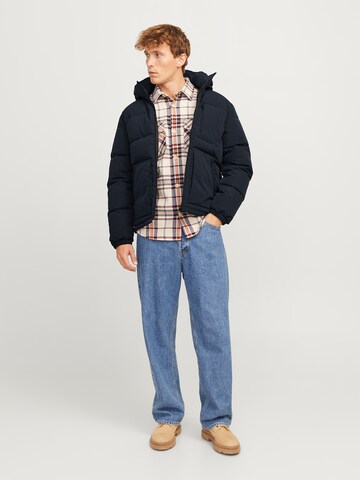 JACK & JONES Зимняя куртка 'JJEOTTO' в Синий