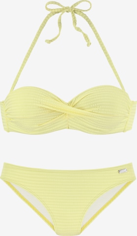 Bikini VENICE BEACH en jaune : devant