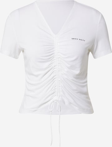 Miss Sixty Тениска в бяло: отпред