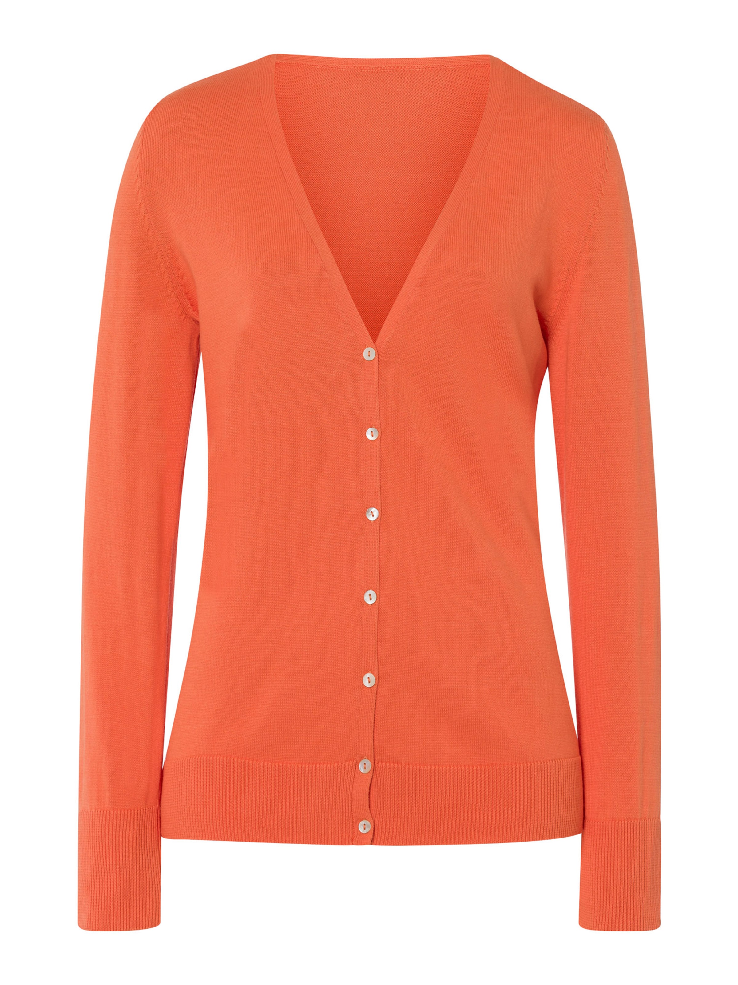heine Strickjacke in Orange: Vorderseite