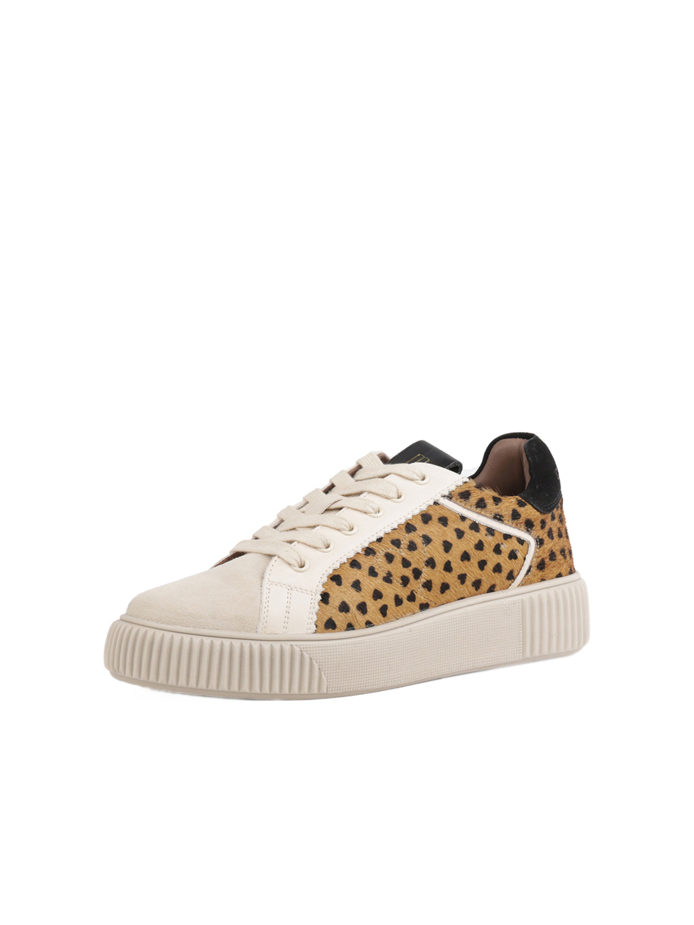 Crickit Sneaker 'Nuria' in hellbeige / cognac / schwarz, Produktansicht