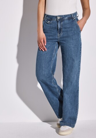 STREET ONE Loose fit Jeans in Blue: front