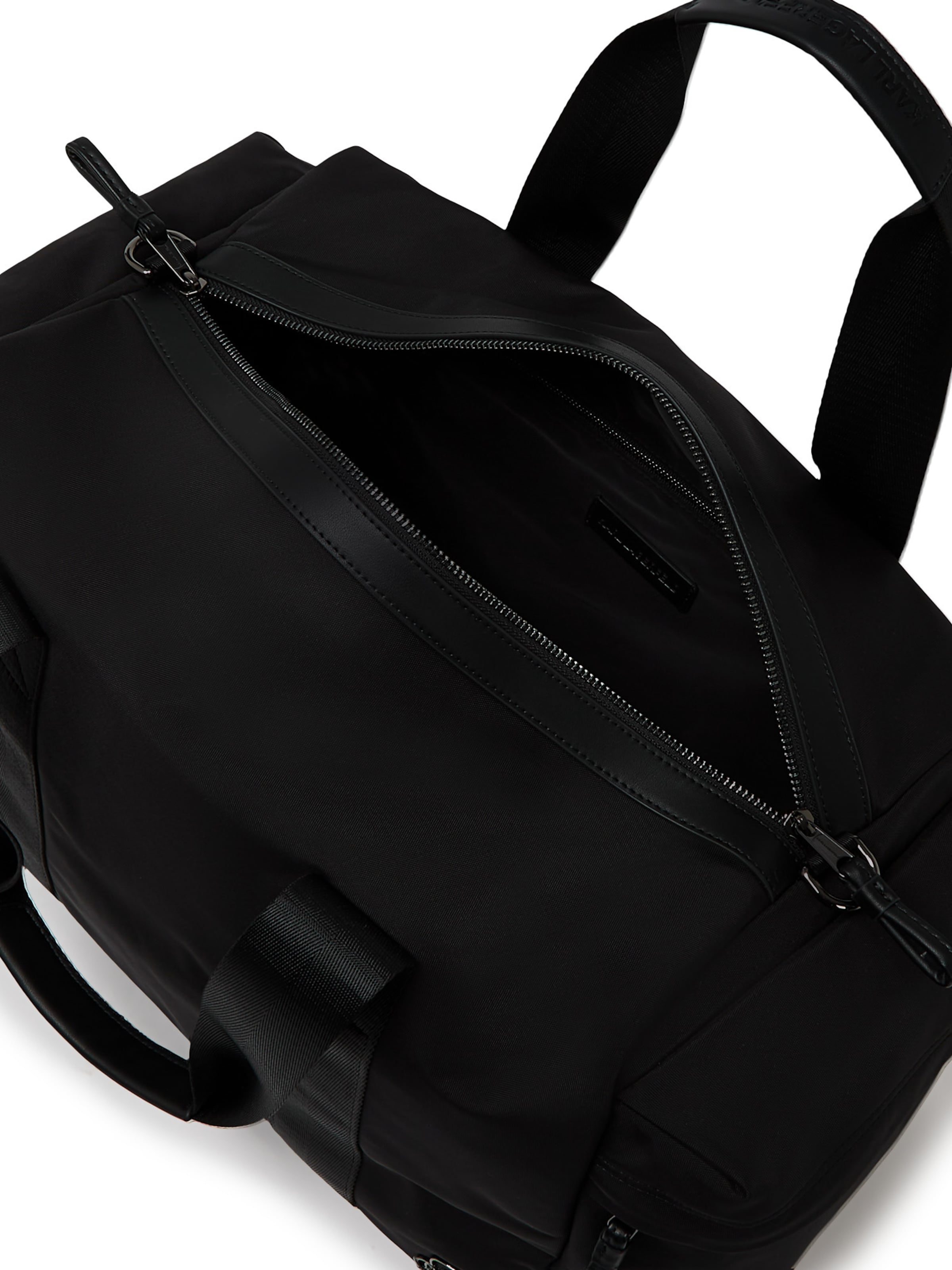 Karl Lagerfeld Reisetasche 'Kameo' in Schwarz