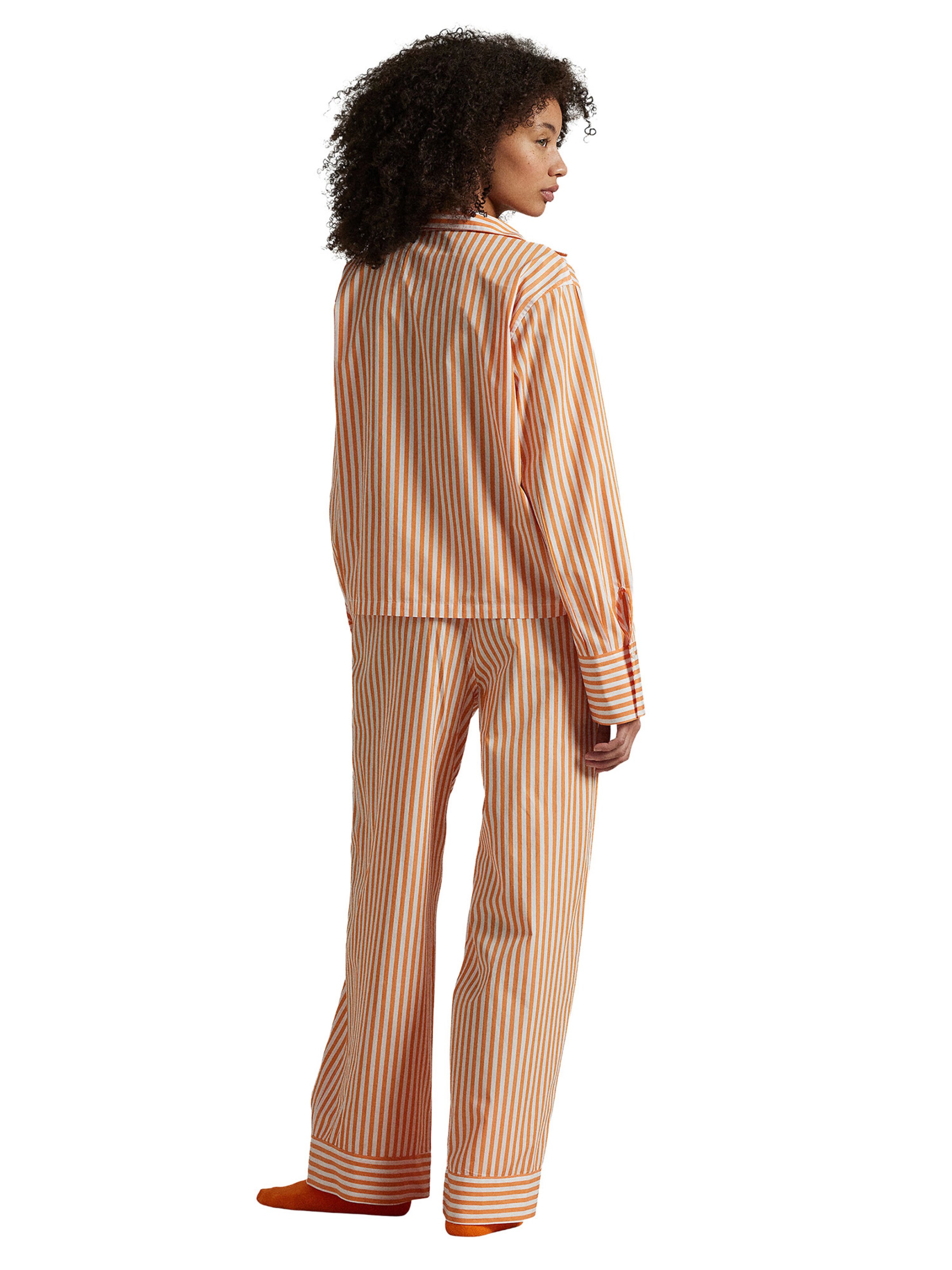 Polo Ralph Lauren - Pijama ' Shirting Stripes ' en naranja