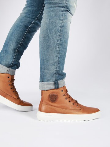 BLACKSTONE Hög sneaker 'Aspen YG25' i brun