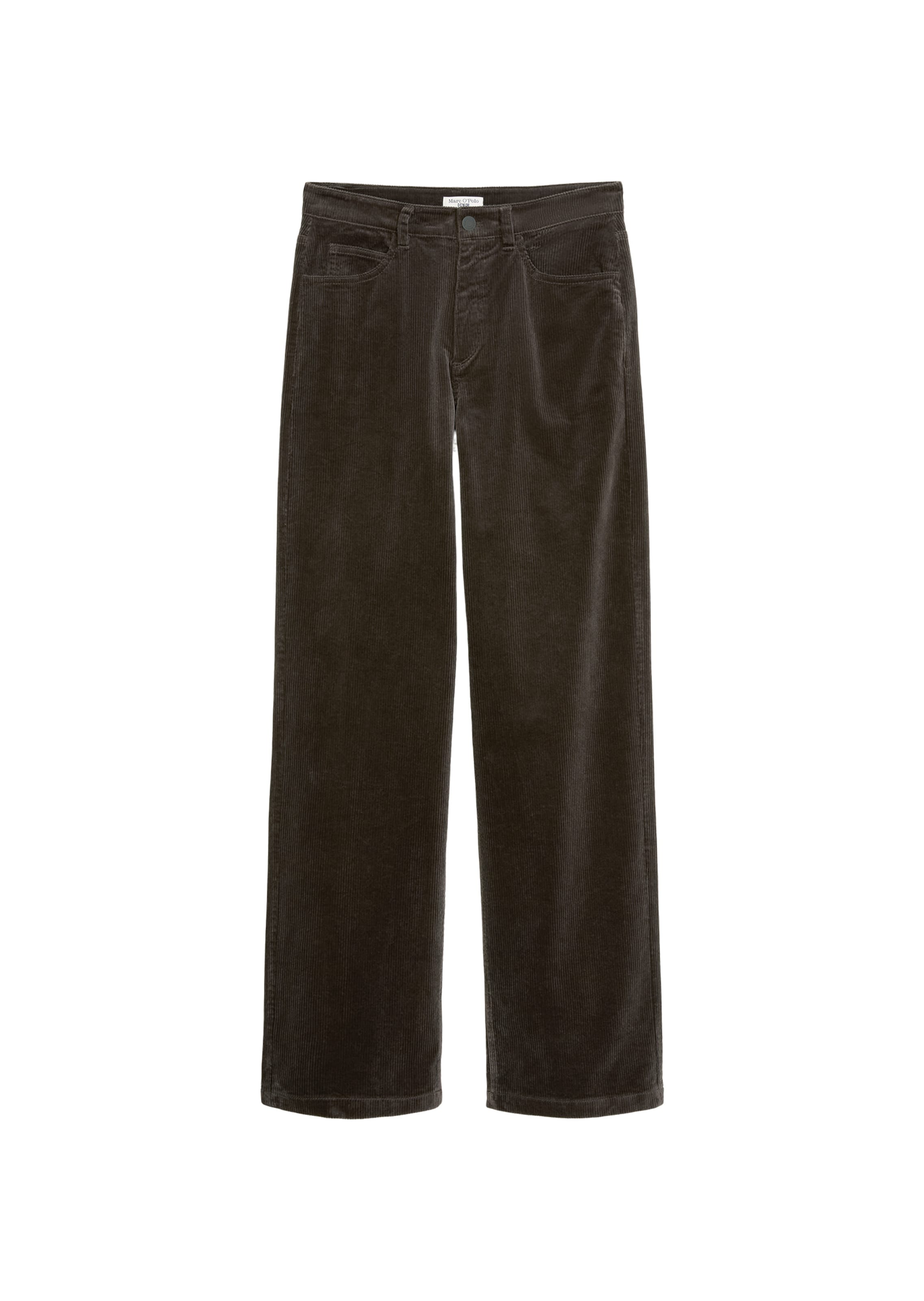 Marc O'Polo DENIM Wide leg Broek 'Tomma' in Grijs: voorkant