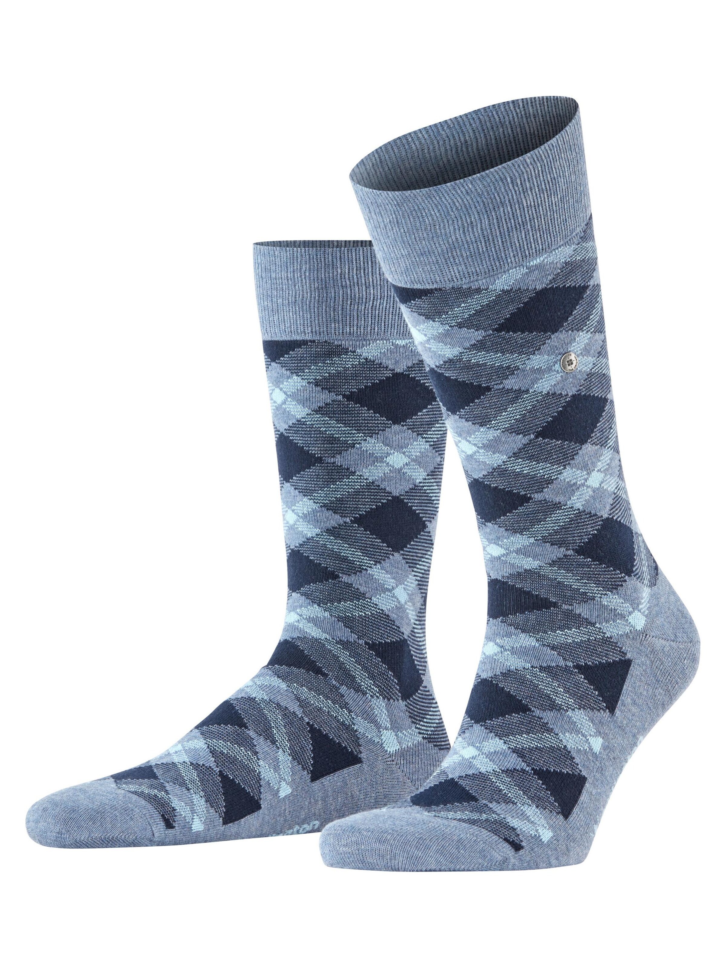 BURLINGTON Socken 'Tartan'‌ in Blau: Vorderseite