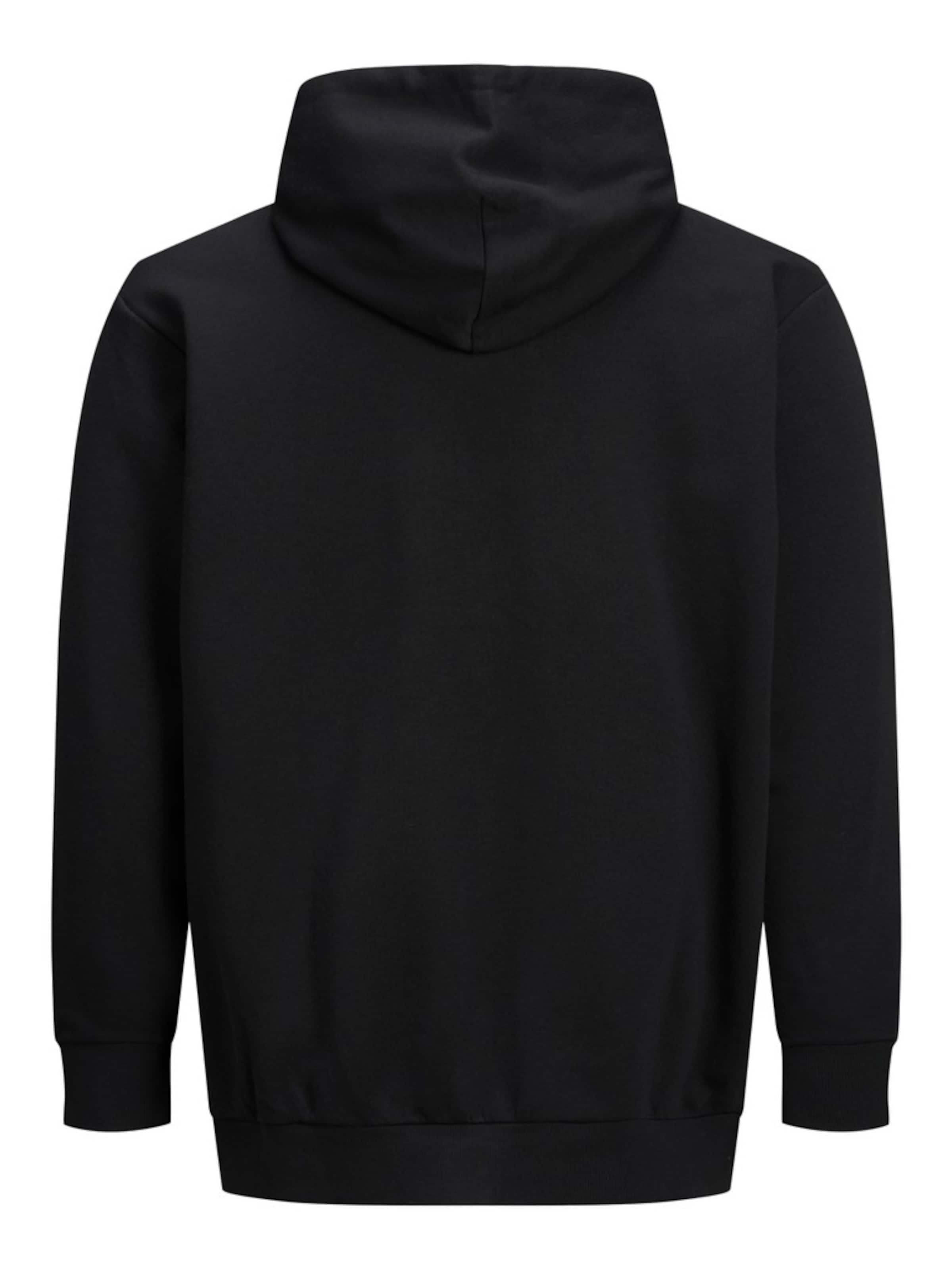 Jack & Jones Plus Sweatshirt 'Ecorp' in Black