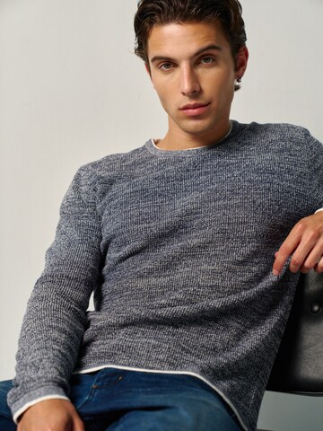 Pull-over KOROSHI en bleu